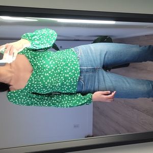 H&M printed  top size M